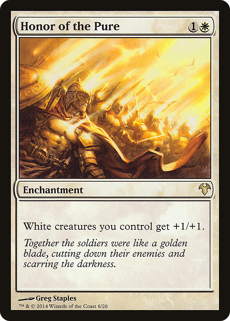Honor of the Pure (MD1-006) [Modern Event Deck 2014]