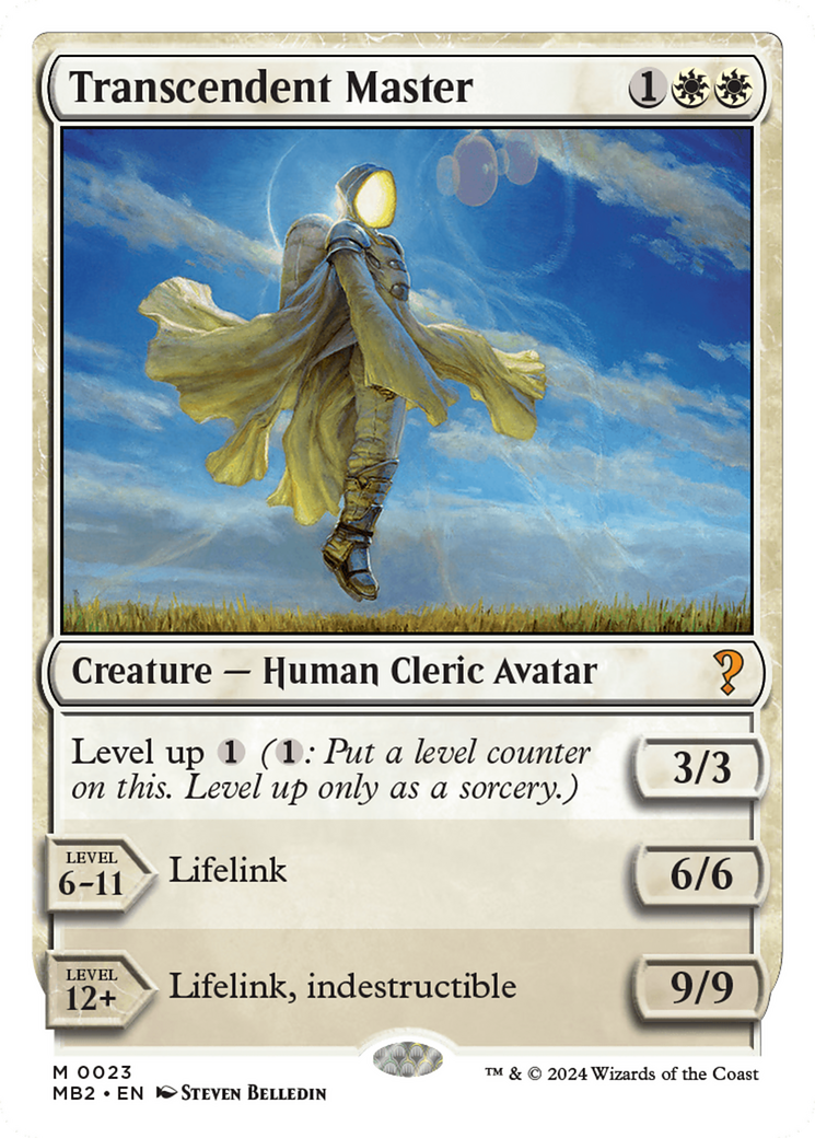 Transcendent Master (MB2-023) [Mystery Booster 2]
