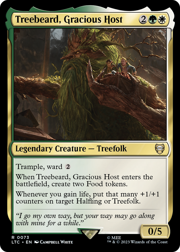 Treebeard, Gracious Host (LTC-073) [Tales of Middle-earth Commander]