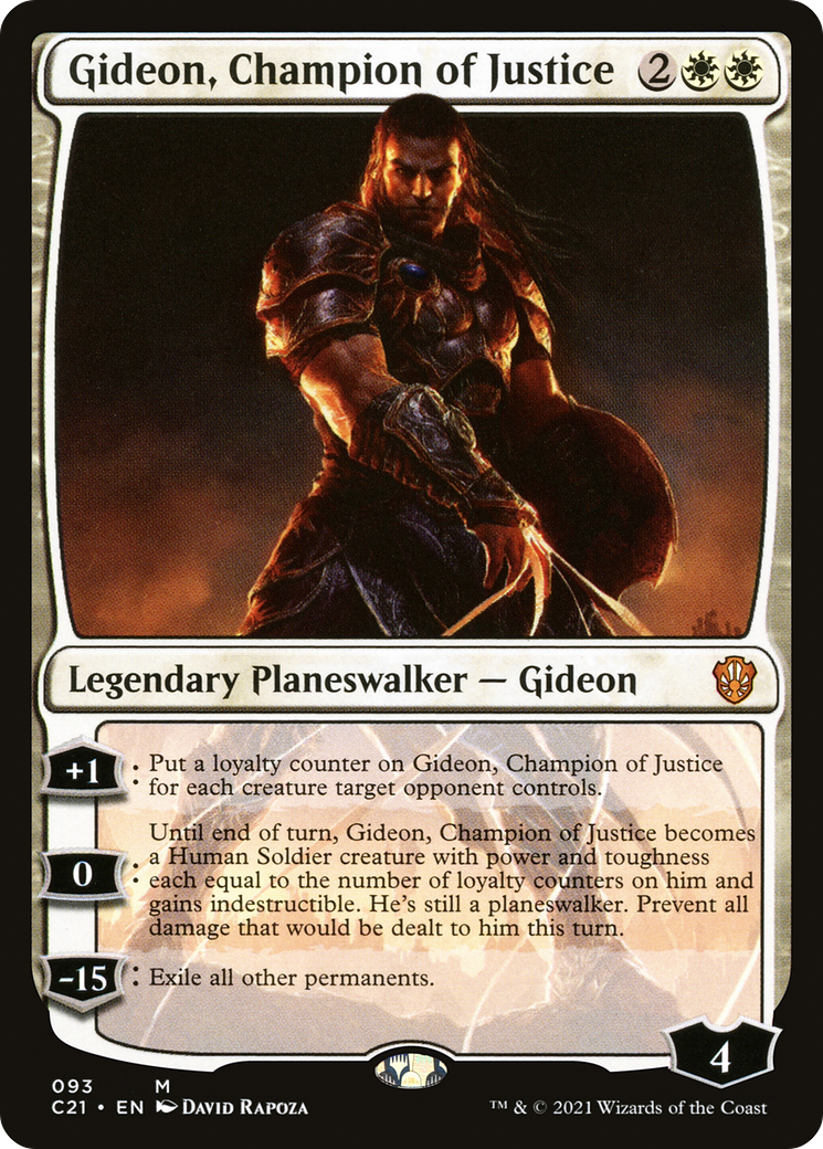 Gideon, Champion of Justice (C21-093) [Commander 2021]
