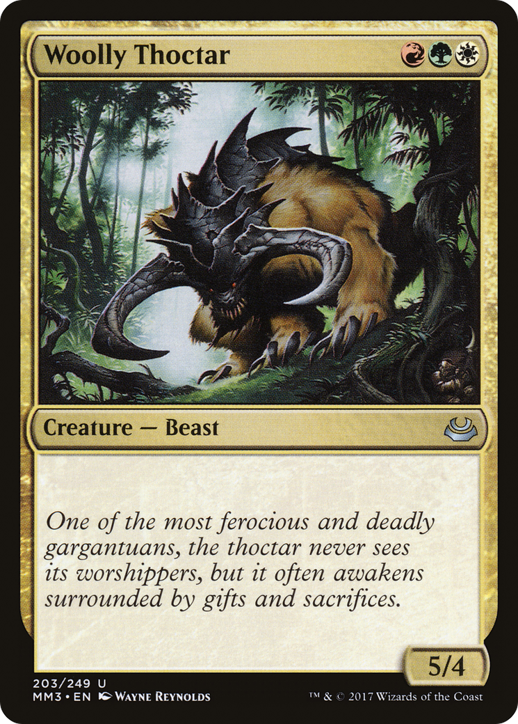 Woolly Thoctar (MM3-203) [Modern Masters 2017]
