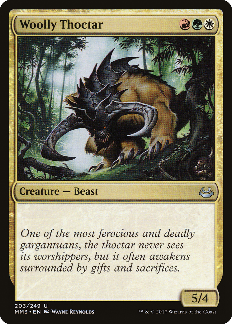 Woolly Thoctar (MM3-203) [Modern Masters 2017]