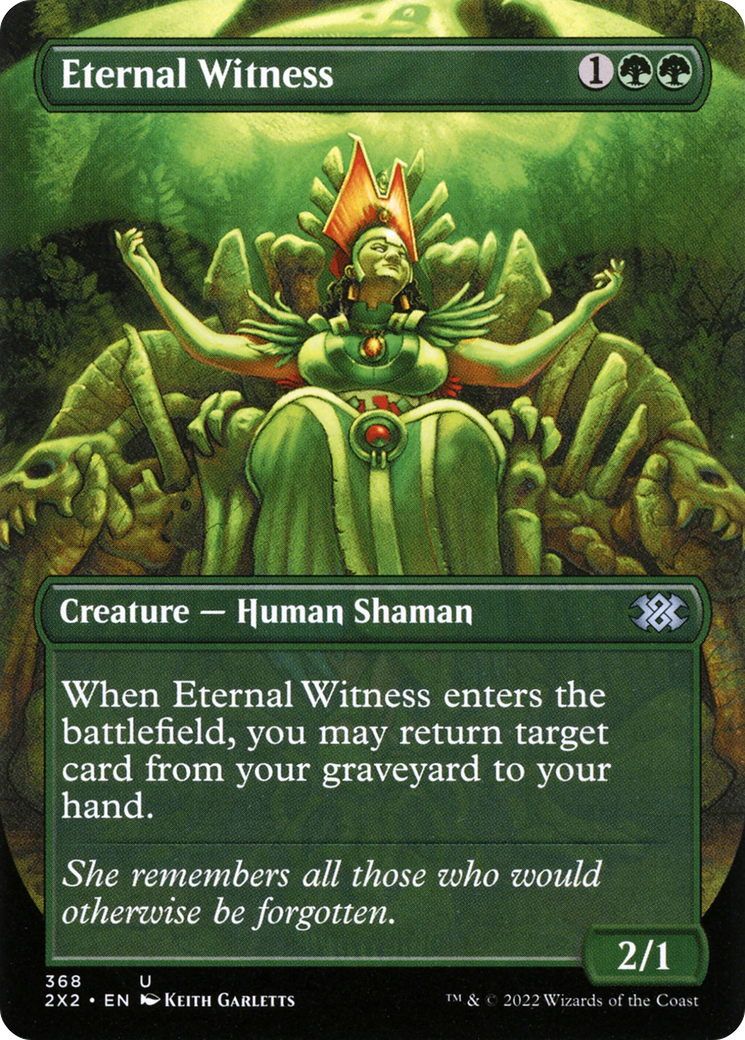 Eternal Witness (2X2-368) [Double Masters 2022] (Borderless)