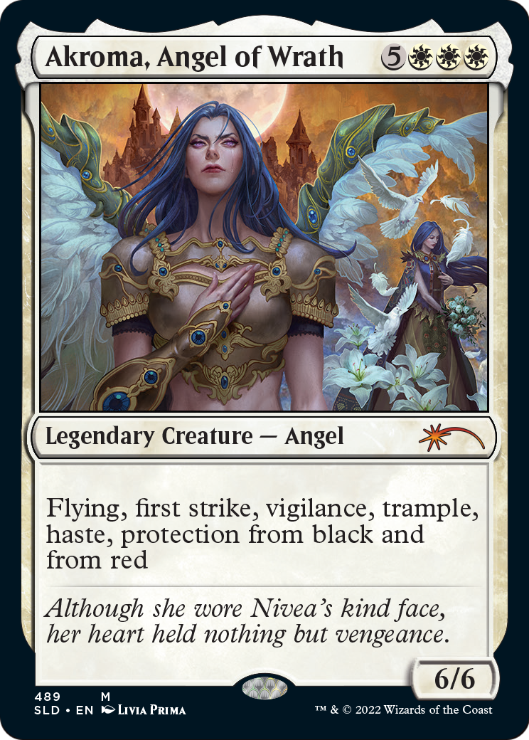 Akroma, Angel of Wrath (SLD-489) [Secret Lair Drop]