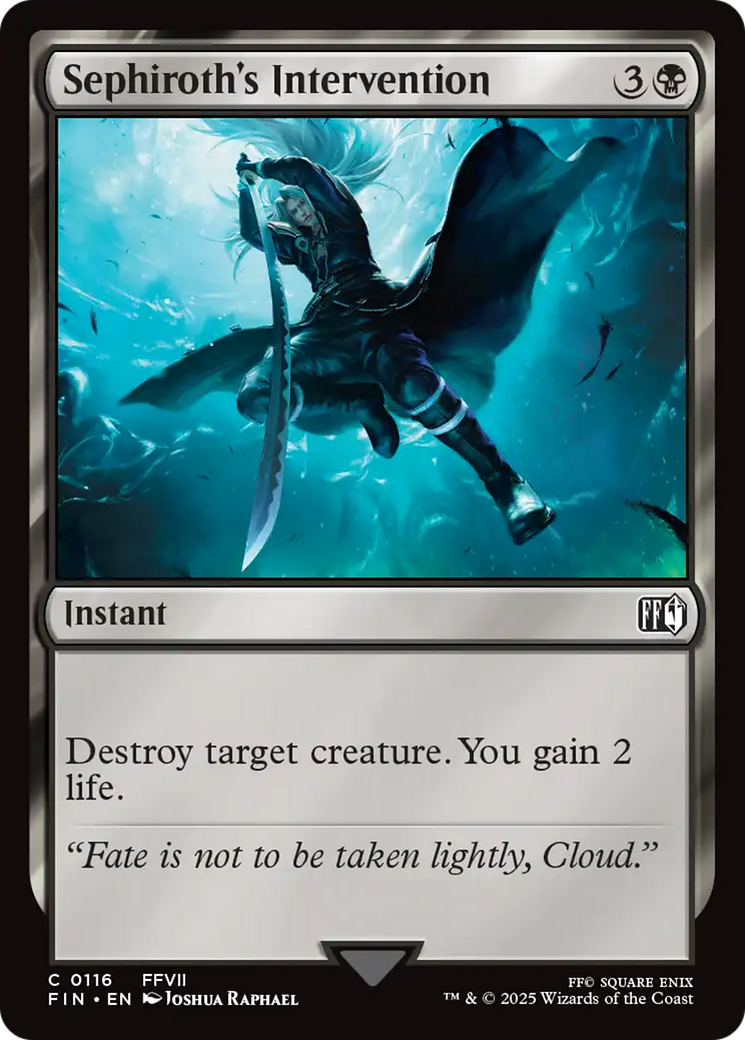 Sephiroth's Intervention (FIN-116) [FINAL FANTASY] Foil