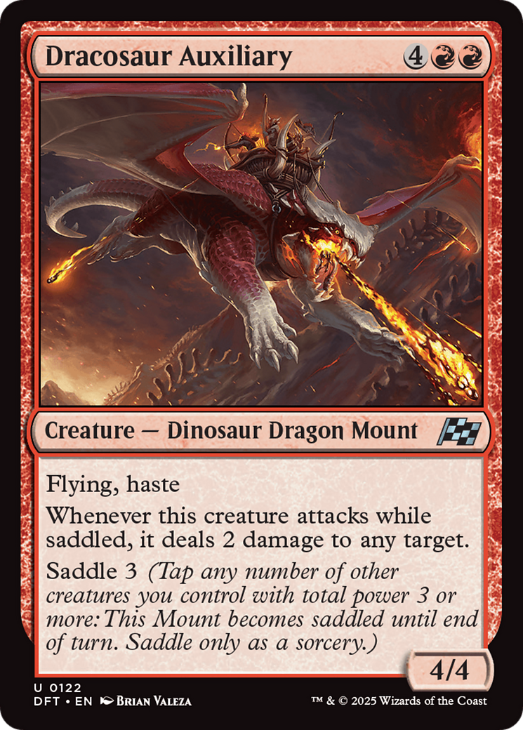 Dracosaur Auxiliary (DFT-122) [Aetherdrift] Foil