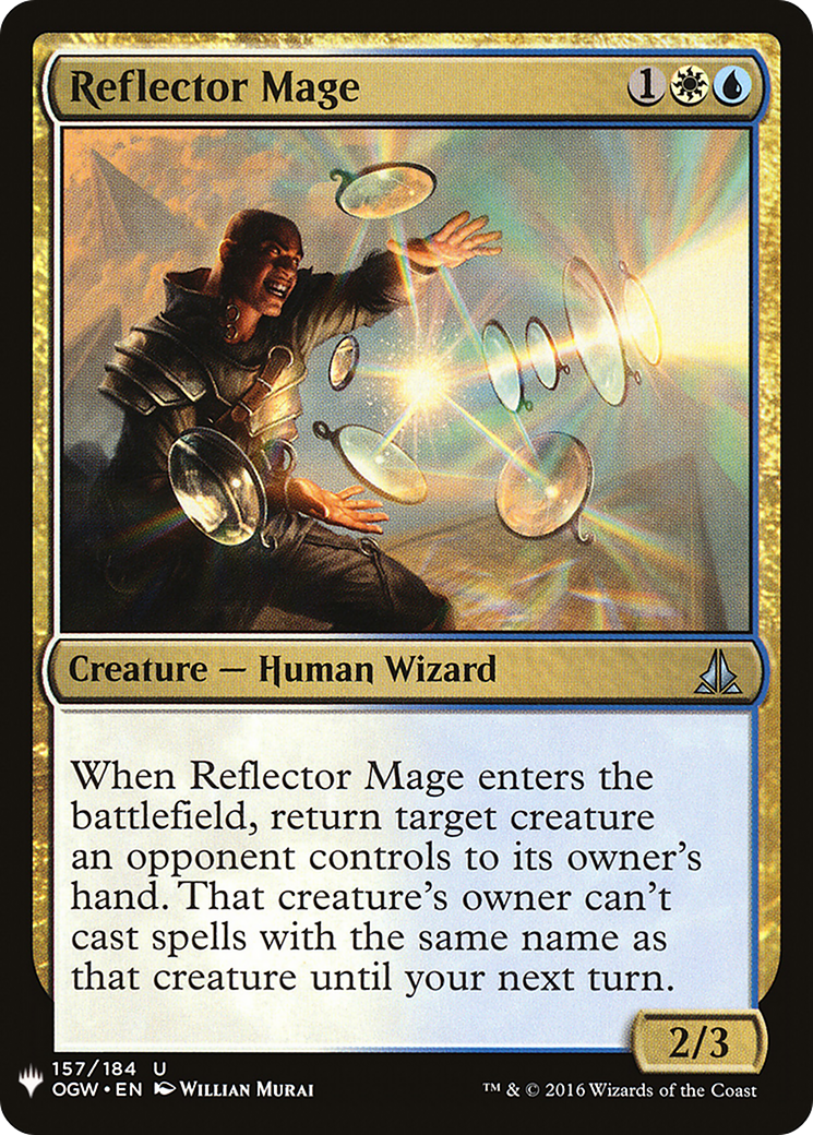Reflector Mage (LIST-OGW-157) [The List]