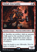 Slobad, Iron Goblin (PRE-149S) [Phyrexia: All Will Be One Promos] Foil