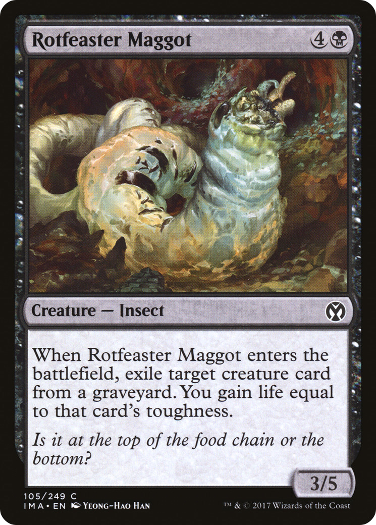 Rotfeaster Maggot (IMA-105) [Iconic Masters] Foil