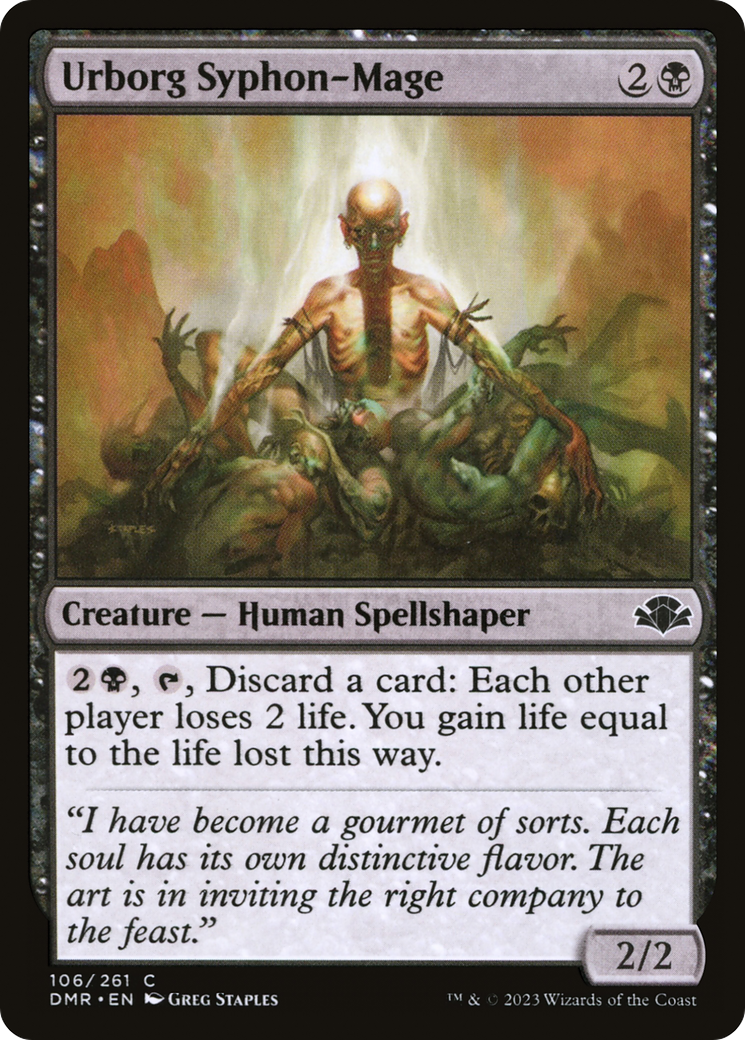 Urborg Syphon-Mage (DMR-106) [Dominaria Remastered] Foil