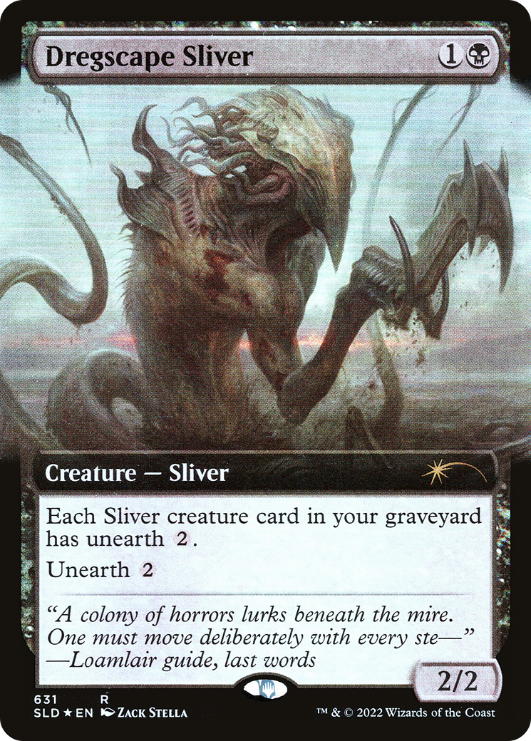 Dregscape Sliver (Extended Art) (SLD-631) [Secret Lair Drop] Foil