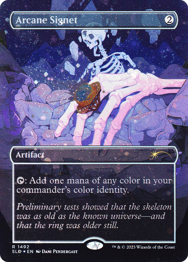 Arcane Signet (SLD-1492★) [Secret Lair Drop] (Borderless) Foil