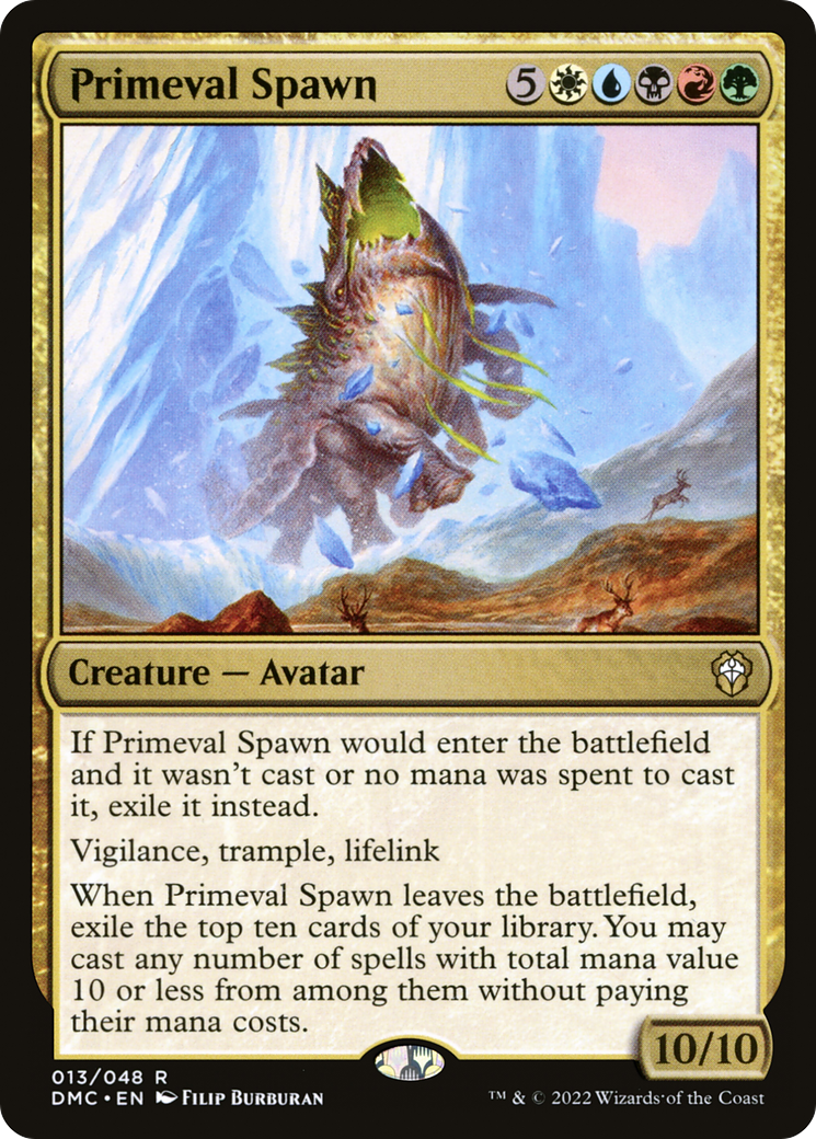 Primeval Spawn (DMC-013) [Dominaria United Commander]