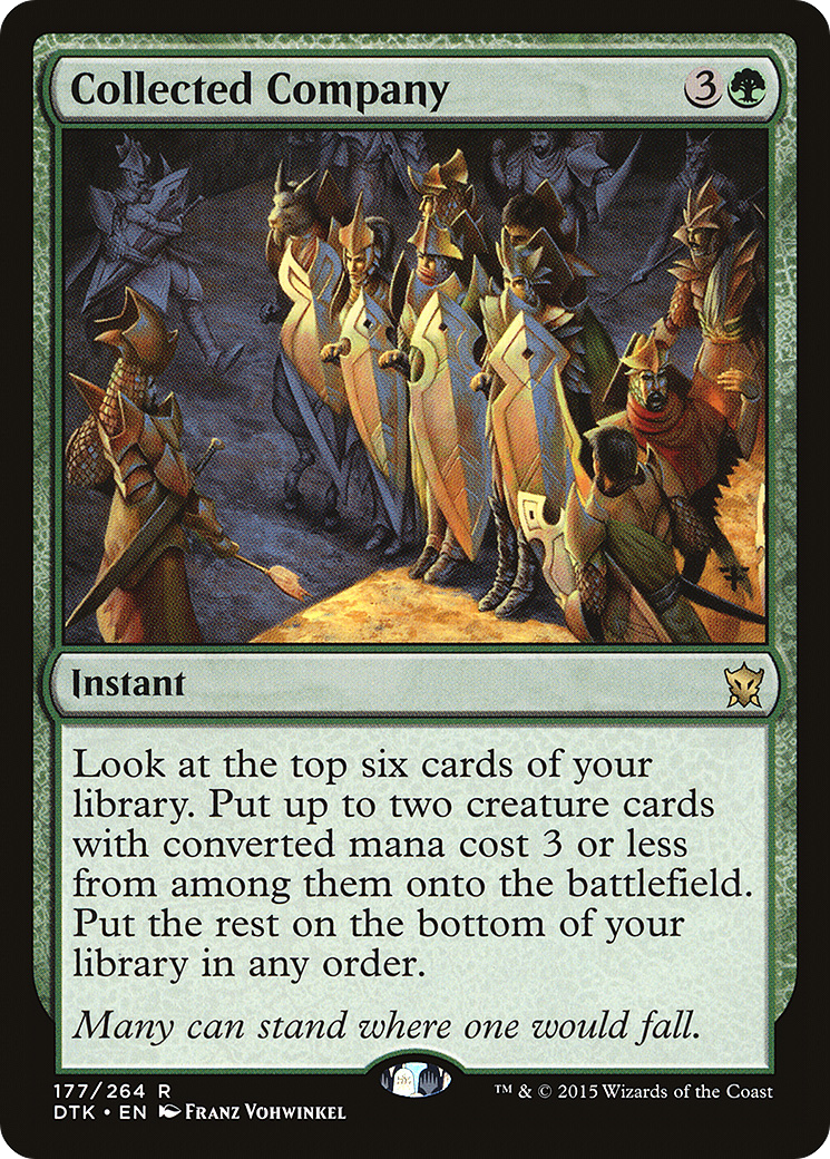 Collected Company (DTK-177) [Dragons of Tarkir] Foil