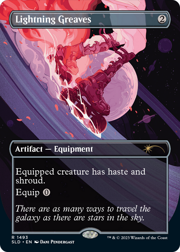 Lightning Greaves (SLD-1493) [Secret Lair Drop] (Borderless)