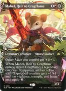 Mabel, Heir to Cragflame (BLB-351) [Bloomburrow]: (Showcase) (Borderless) Foil