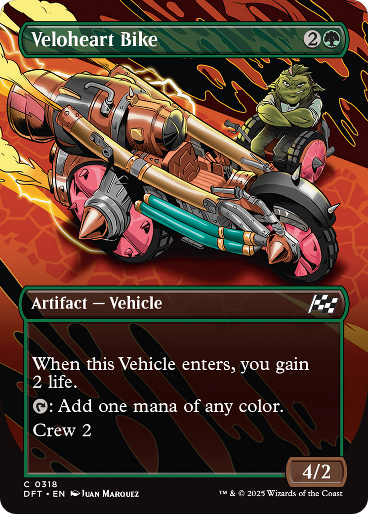 Veloheart Bike (DFT-318) [Aetherdrift] (Borderless) Foil