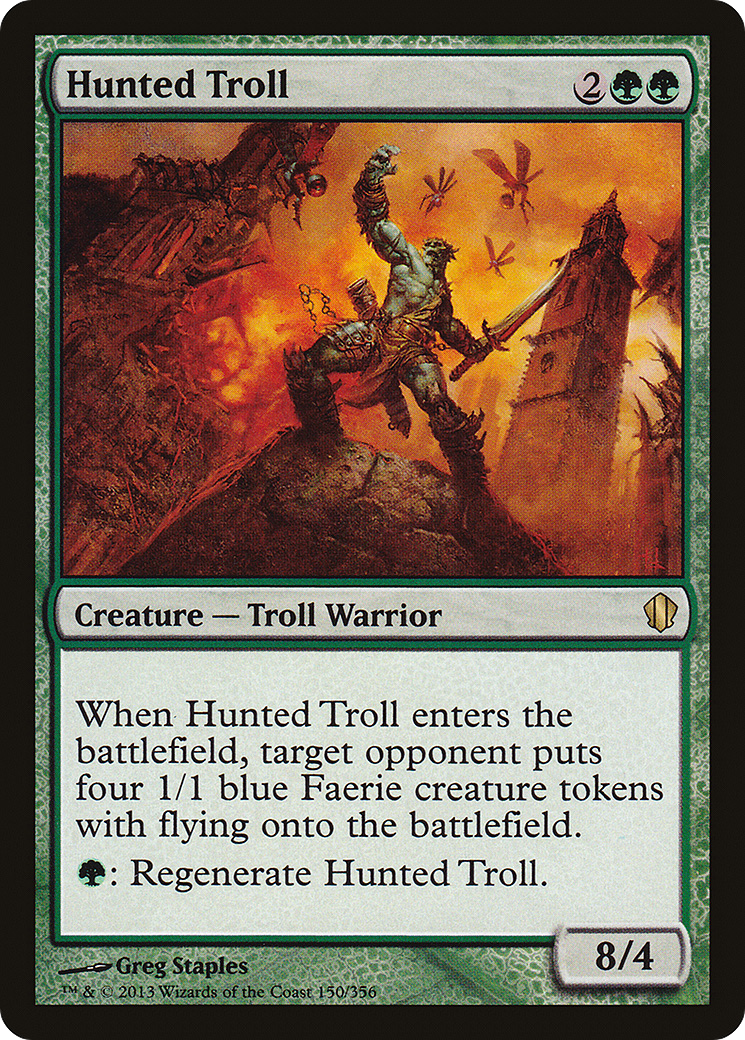 Hunted Troll (C13-150) [Commander 2013]
