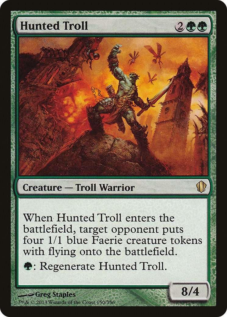 Hunted Troll (C13-150) [Commander 2013]