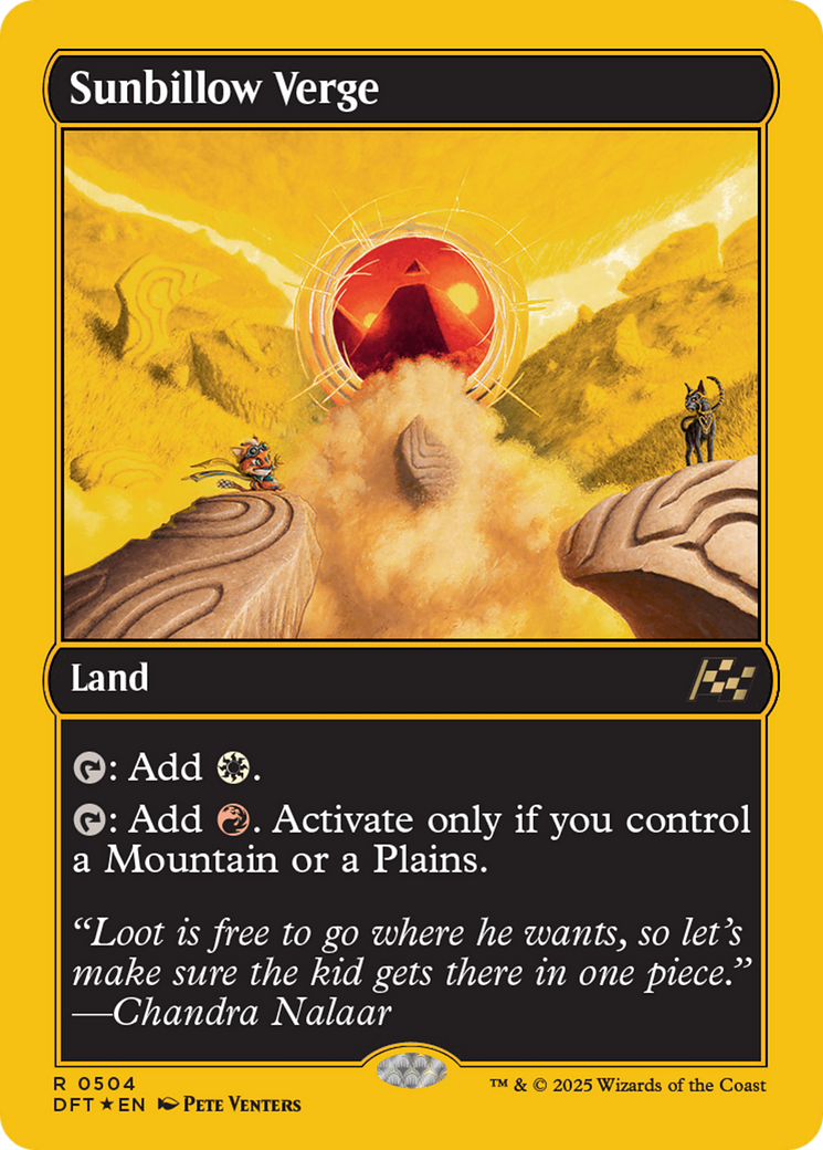 Sunbillow Verge (DFT-504) [Aetherdrift] Foil