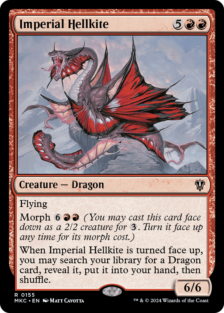 Imperial Hellkite (MKC-155) [Murders at Karlov Manor Commander]
