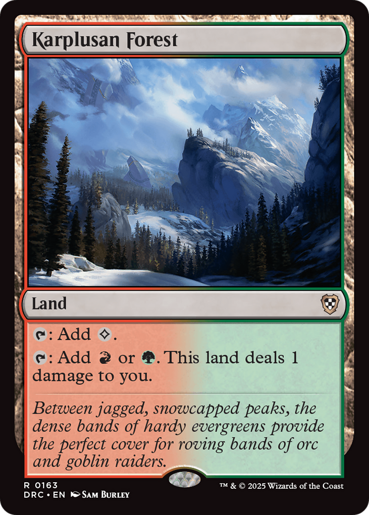 Karplusan Forest (DRC-163) [Commander: Aetherdrift]
