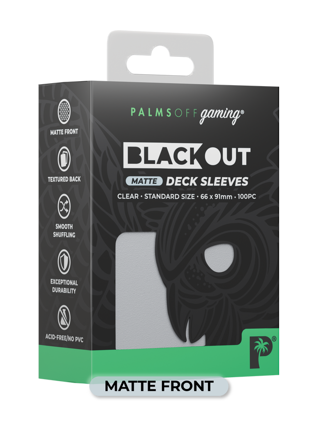 Palms Off Blackout Matte Sleeves