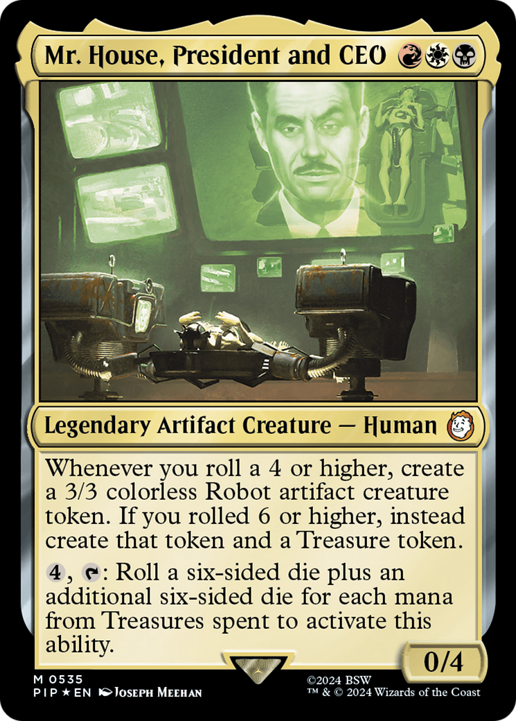 Mr. House, President and CEO (PIP-535) [Fallout] Foil