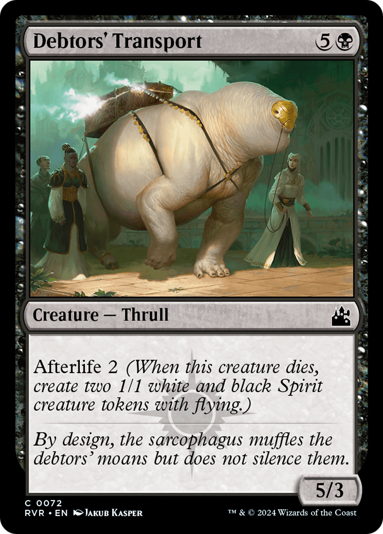 Debtors' Transport (RVR-072) [Ravnica Remastered]