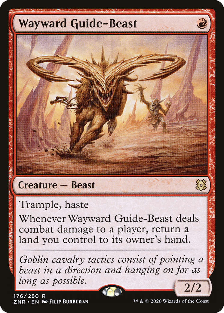 Wayward Guide-Beast (ZNR-176) [Zendikar Rising] Foil
