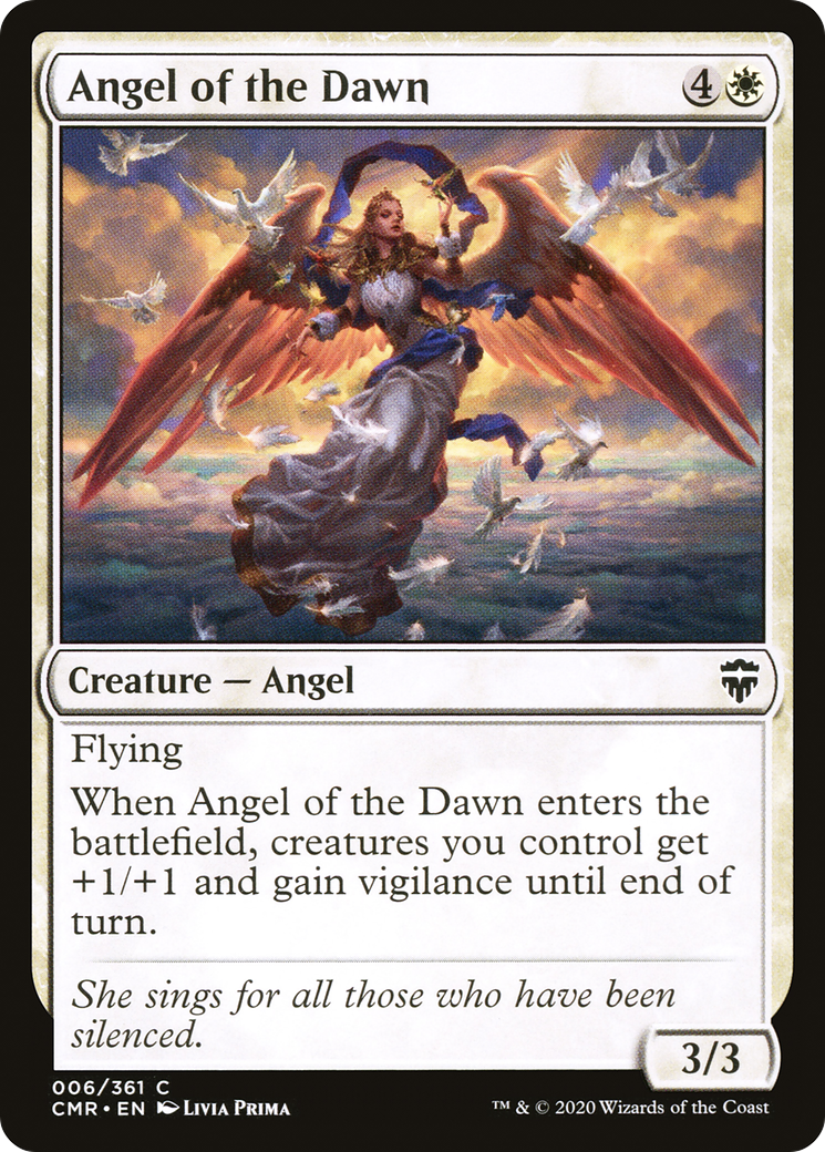 Angel of the Dawn (CMR-006) [Commander Legends] Foil