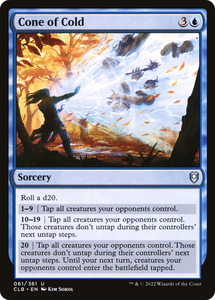 Cone of Cold (CLB-061) [Commander Legends: Battle for Baldur's Gate]