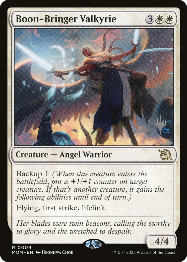 Boon-Bringer Valkyrie (PPMOM-09P) [March of the Machine Promos]