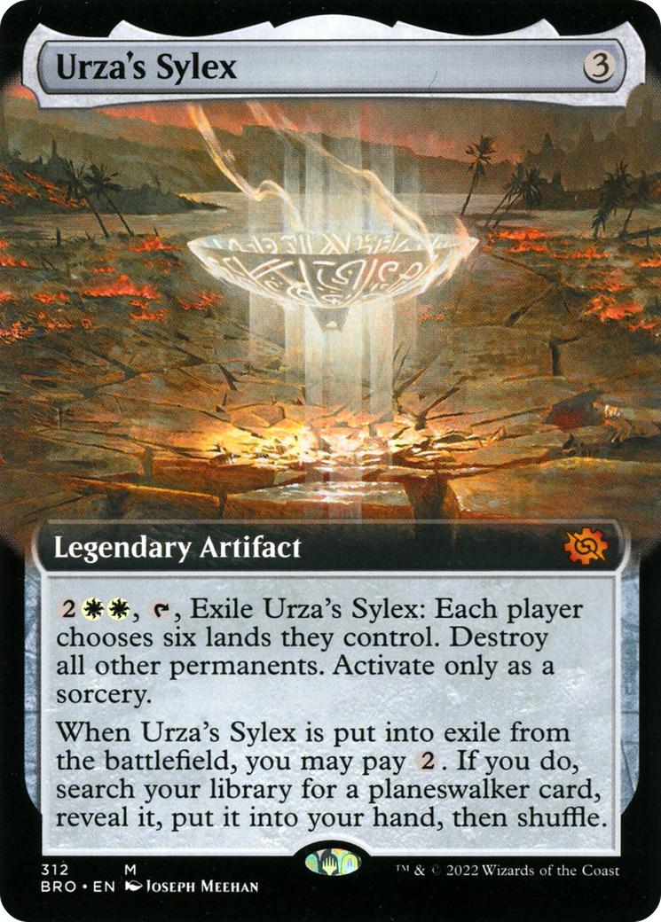 Urza's Sylex (Extended Art) (BRO-312) [The Brothers' War]
