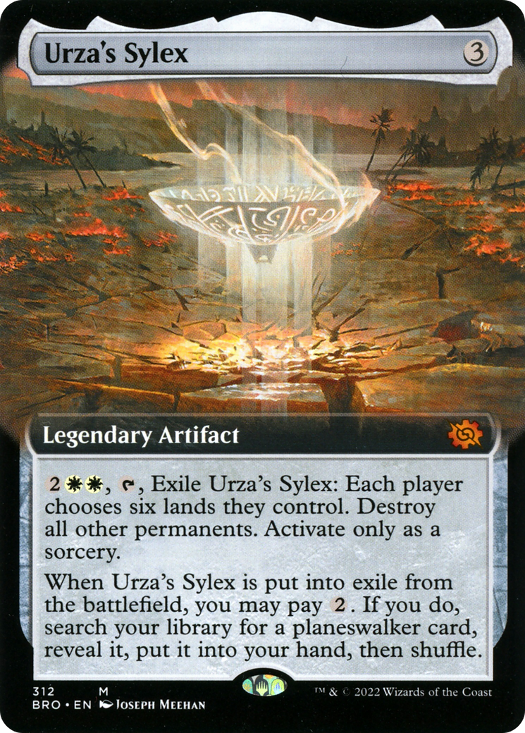 Urza's Sylex (BRO-312) [The Brothers' War]: (Extended Art) Foil