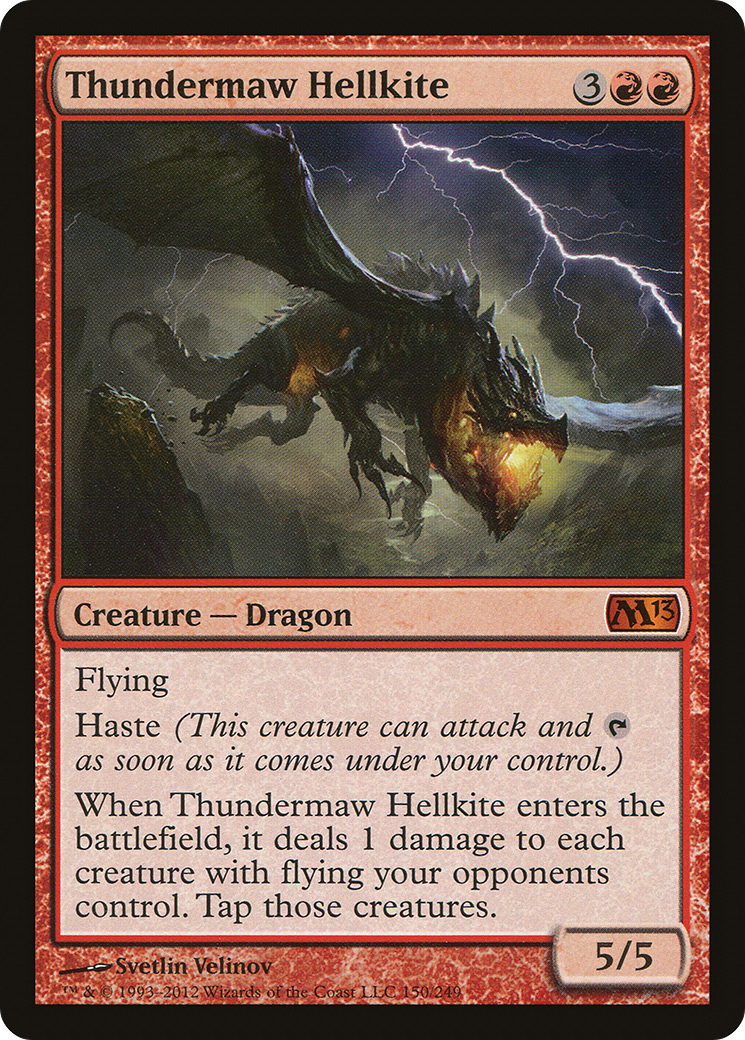 Thundermaw Hellkite (M13-150) [Magic 2013] Foil