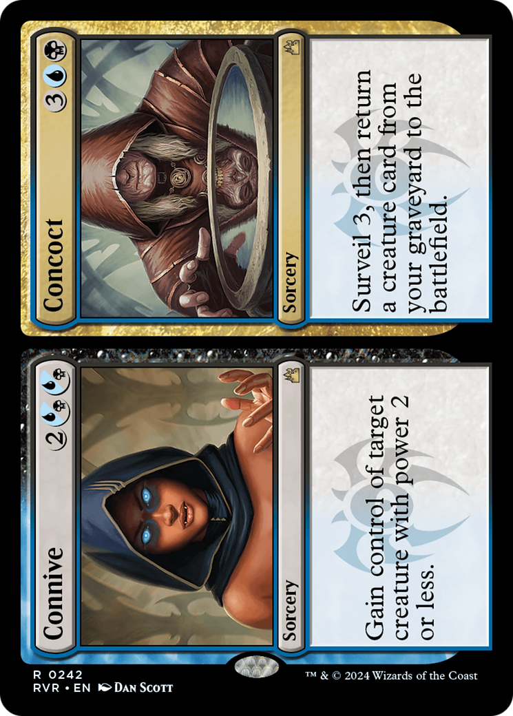 Connive // Concoct (RVR-242) [Ravnica Remastered]