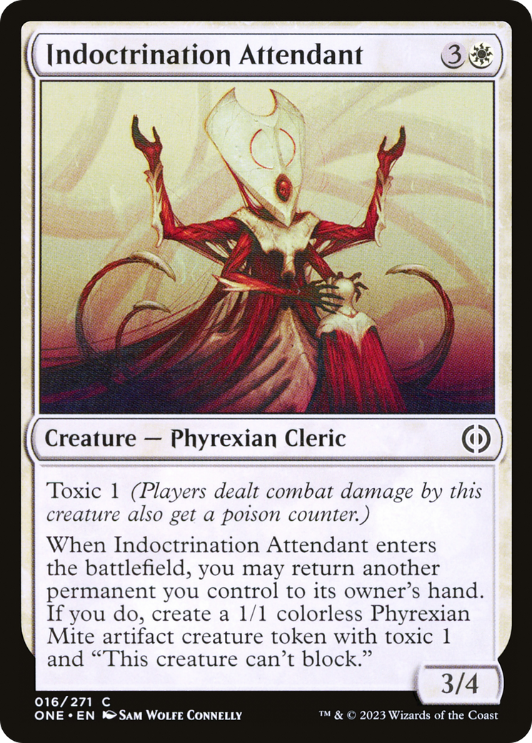 Indoctrination Attendant (ONE-016) [Phyrexia: All Will Be One]