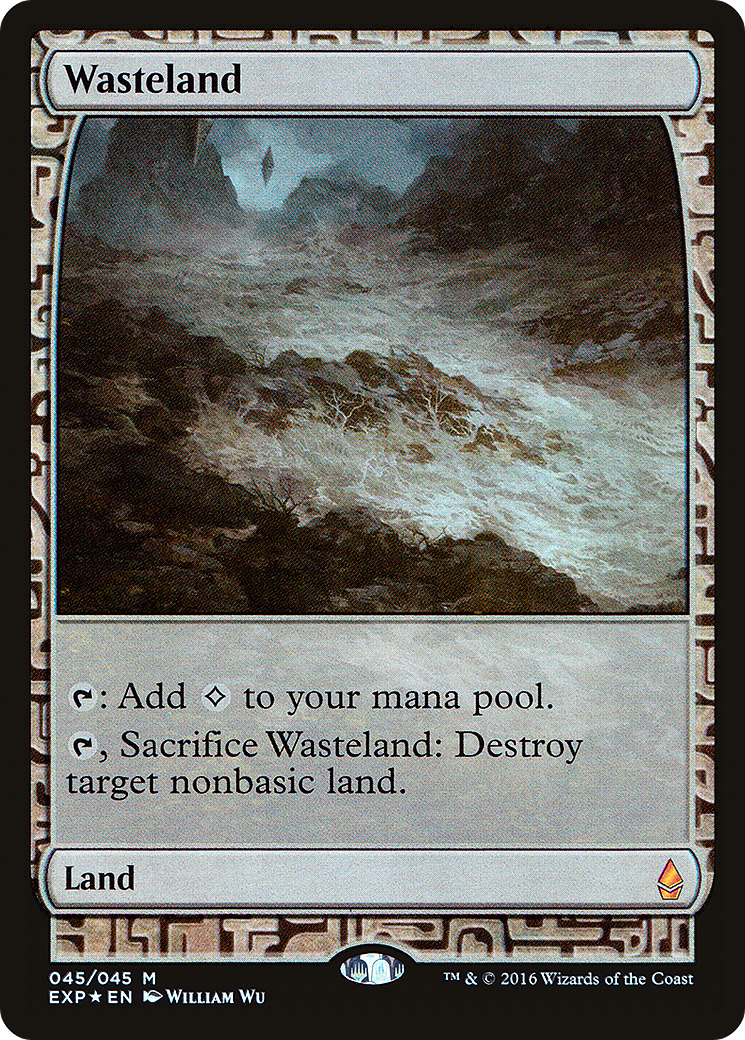Wasteland (EXP-045) [Zendikar Expeditions] Foil