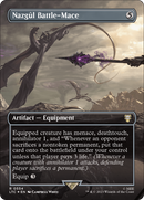 Nazgul Battle-Mace (Borderless) (Surge Foil) (LTC-554) [Tales of Middle-earth Commander] (Borderless) Foil