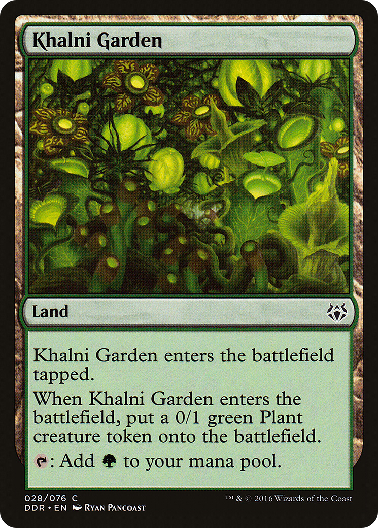 Khalni Garden (DDR-028) [Duel Decks: Nissa vs. Ob Nixilis]