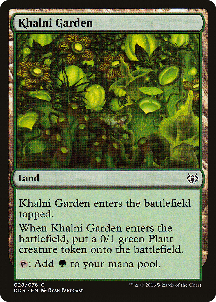 Khalni Garden (DDR-028) [Duel Decks: Nissa vs. Ob Nixilis]