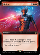 Delete (WHO-381) [Doctor Who]: (Extended Art) Foil
