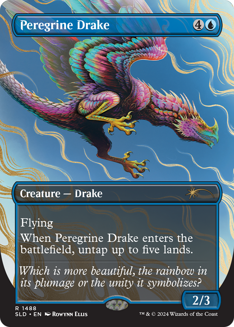 Peregrine Drake (SLD-1488) [Secret Lair Drop] (Borderless)