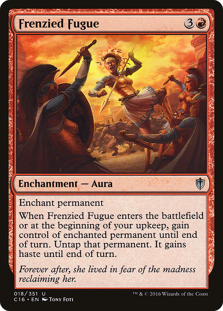 Frenzied Fugue (C16-018) [Commander 2016]