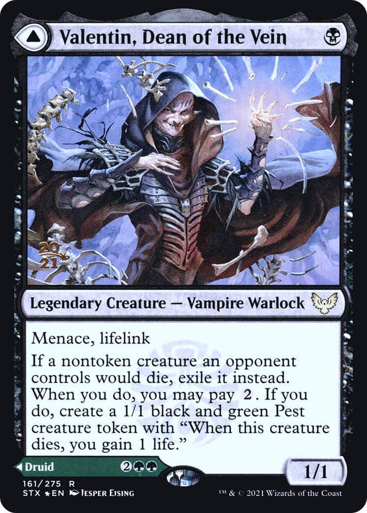 Valentin, Dean of the Vein (PRE-161S) [Strixhaven: School of Mages Promos] Foil