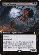 Doom Weaver (Extended Art) (VOC-072) [Crimson Vow Commander]