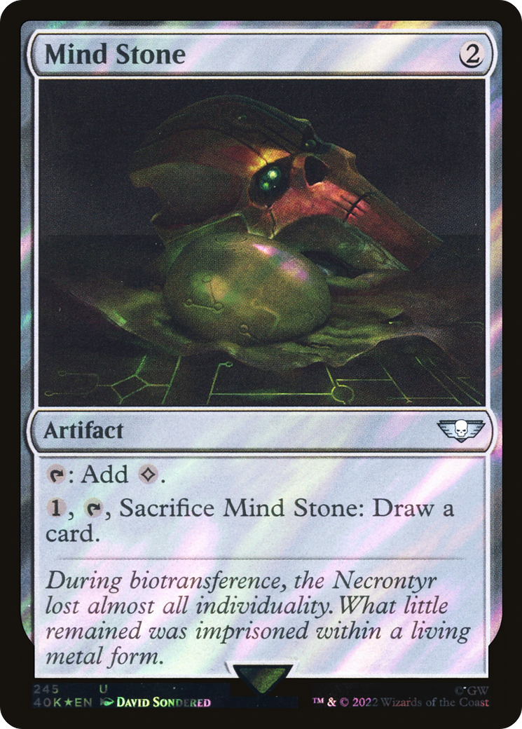 Mind Stone (40K-245) (Surge Foil) [Warhammer 40,000 Commander] Foil