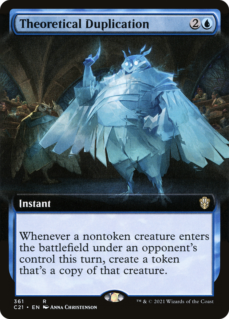 Theoretical Duplication (Extended Art) (C21-361) [Commander 2021]