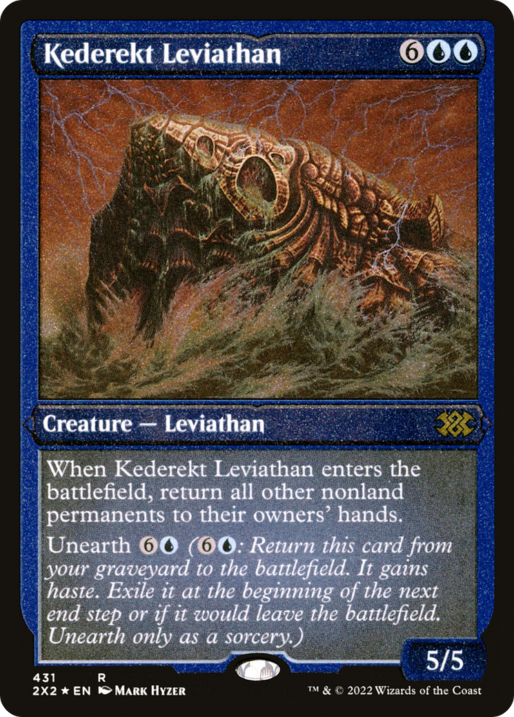 Kederekt Leviathan (Foil Etched) (2X2-431) [Double Masters 2022] Foil